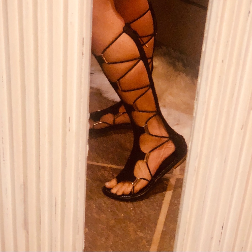 Yoki gladiator zip up sandal